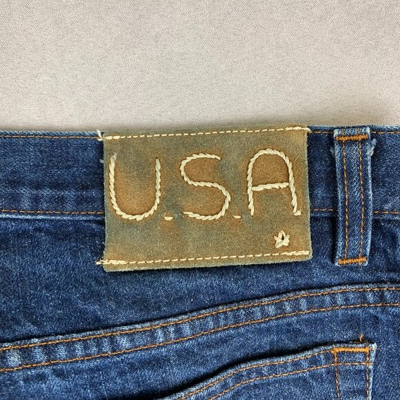 John Varvatos Men Pants 33 Blue Selvedge Jeans Authentic Fit Made In Italy 33x29 - Picture 12 of 12